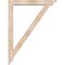 Ekena Millwork Traditional Traditional Smooth Bracket w/ Offset Brace, Douglas Fir, 5 1/2"W x 36"D x 48"H BKT0604X36X48TRA01SDF - alternate 3